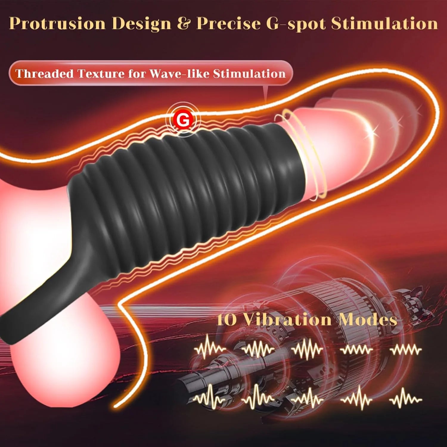 APP remote control penis extension ring Penis Sleeve Vibrator
