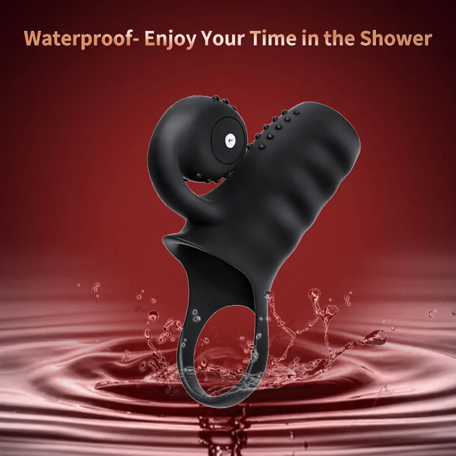 APP controlled 9 modes condom vibrator