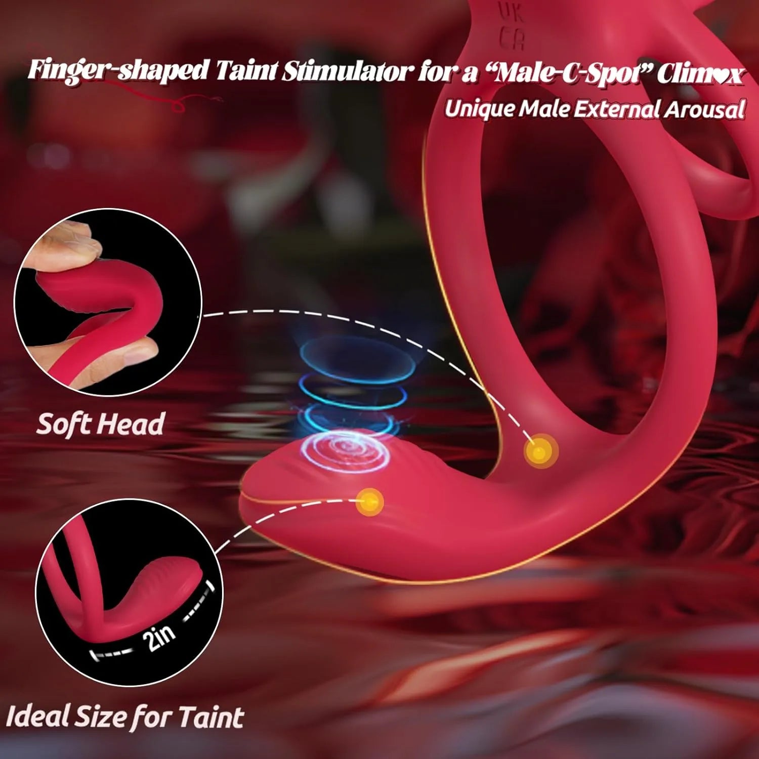 App Remote Control Couple Rose Clitoral Vibrating Cock Ring Stimulator