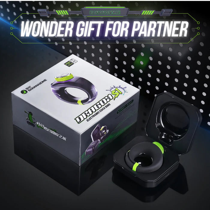 Adjustable electrostimulation and vibrating penis ring with app control