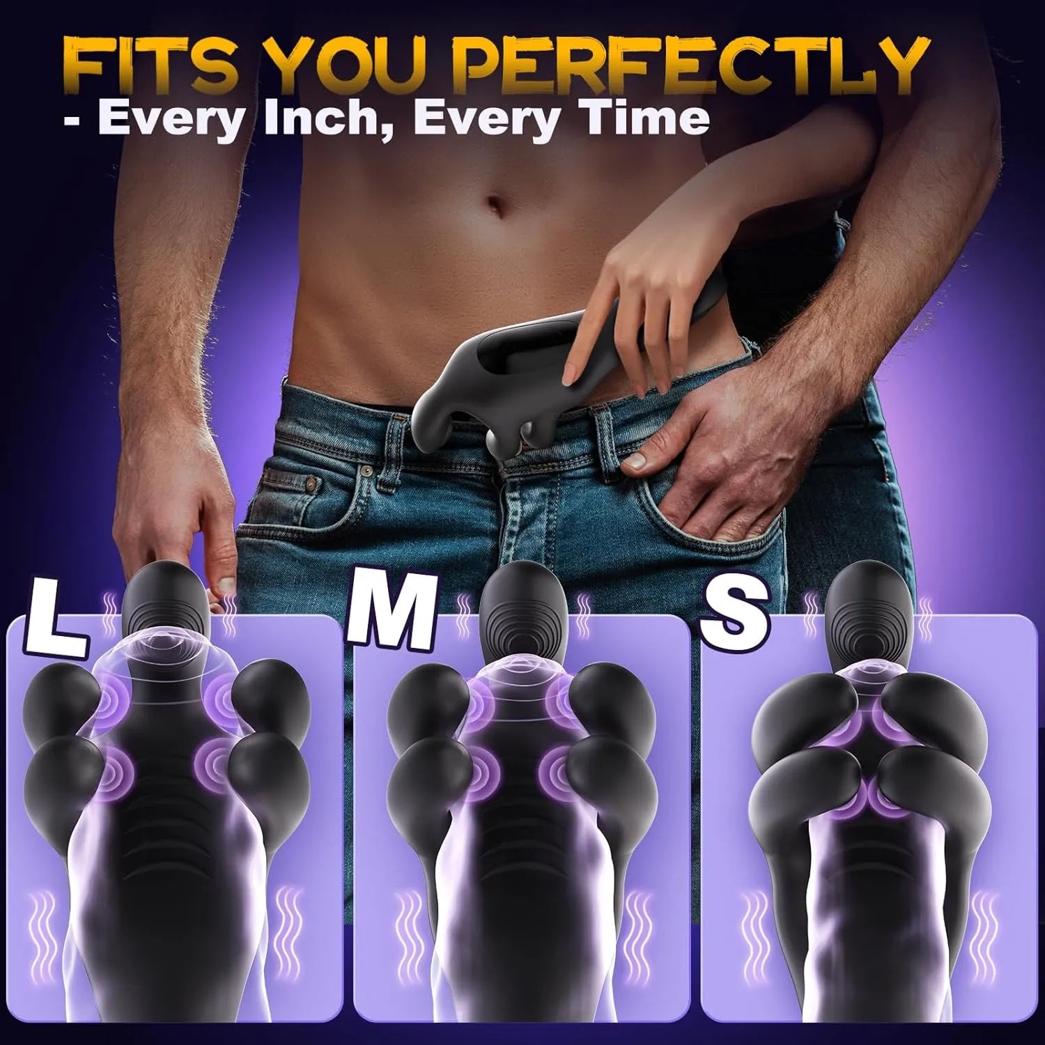 10 Clamps and 10 Modes Tentacle Penis Vibrator