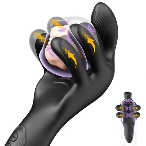 10 Clamps and 10 Modes Tentacle Penis Vibrator