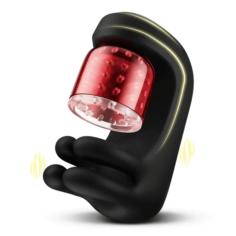 Automatic Four-Finger Rotating Penis Vibrator