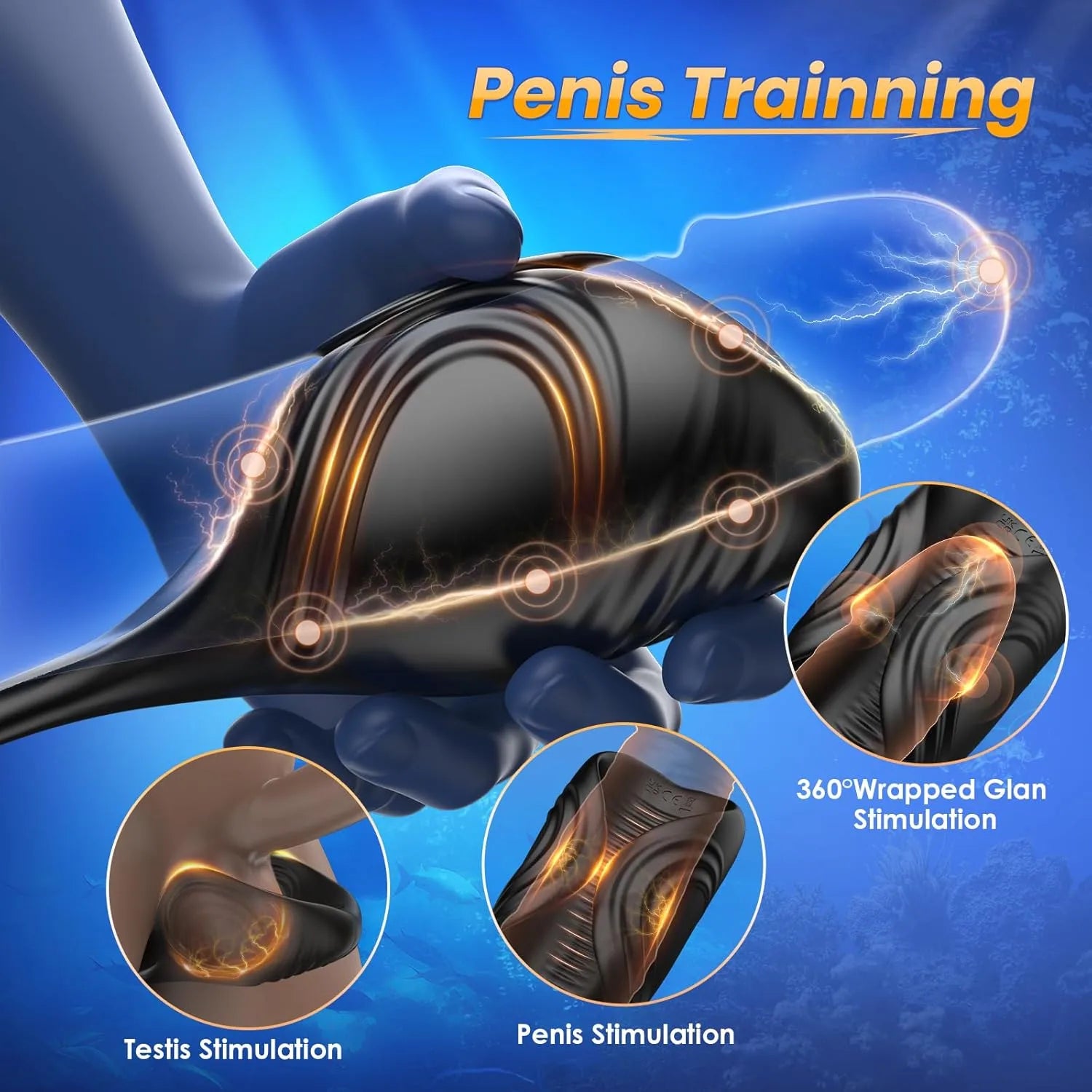 Remote Control 9+9 Prostate Anal Dildo Butt Plug Penis Vibrator Mount Perineum Clitoris Stimulator