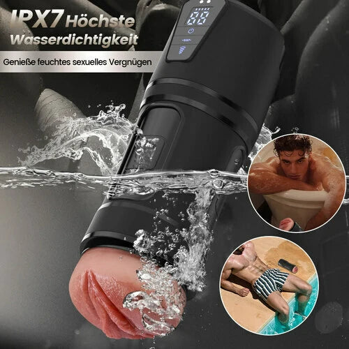 10 vibration modes, 5 suction modes, ultra-realistic vaginal simulation male vibrating masturbator