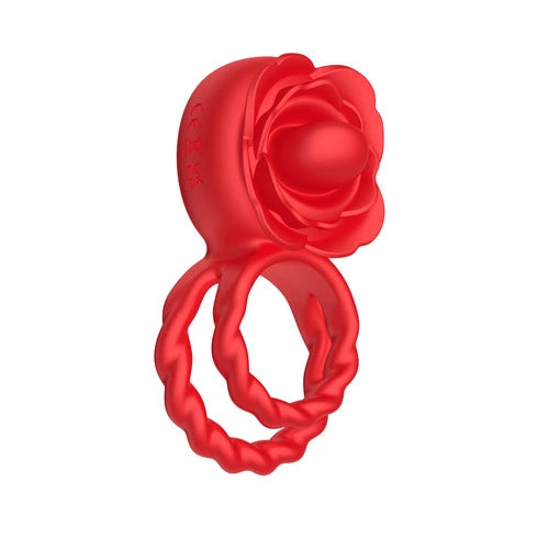 10 vibrations and 10 rotations for couples penis ring vibrator