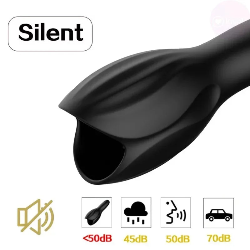 Male glans massage 10 frequency penis head vibrator